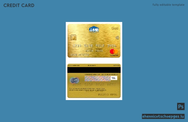 Jamaica Mortgage Bank Mastercard Gold Beispielvorschau